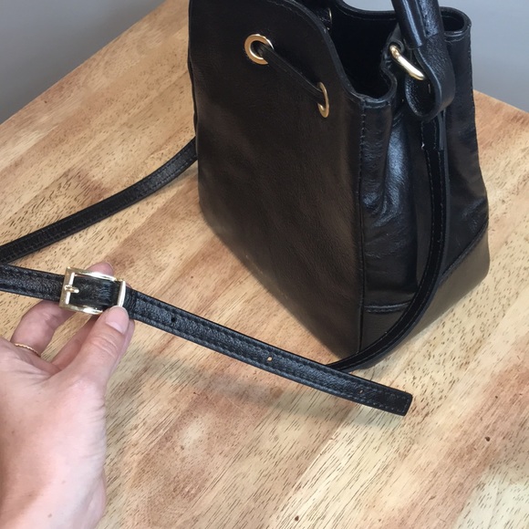 ⭐️ DIVINA FIRENZE Italian Leather Mini Bucket Bag - Picture 6 of 12